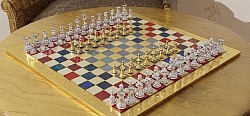 Unique  Luxury Gold Q-Chessboards 8x8;14x14 by ®Květa Carrarettovà